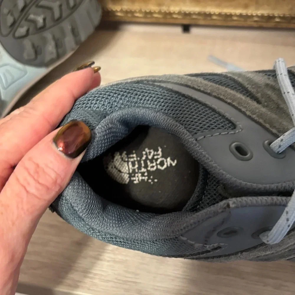 The North Face Black and Blue Trail Shoes